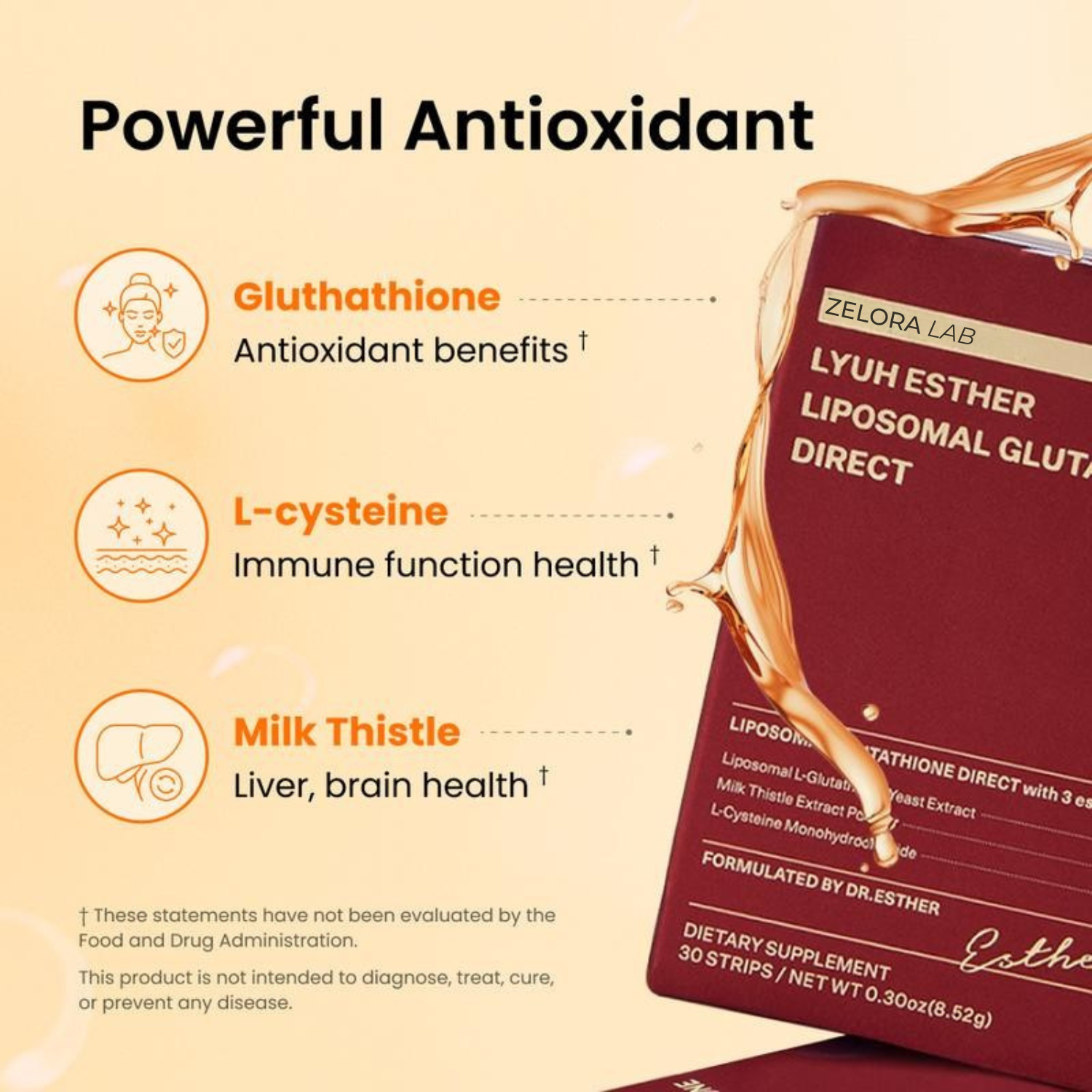 Liposomal Glutathione Direct - 30 strips
